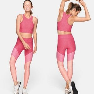Outdoor Voices 7/8 Spring Pink Tricolor Leggings